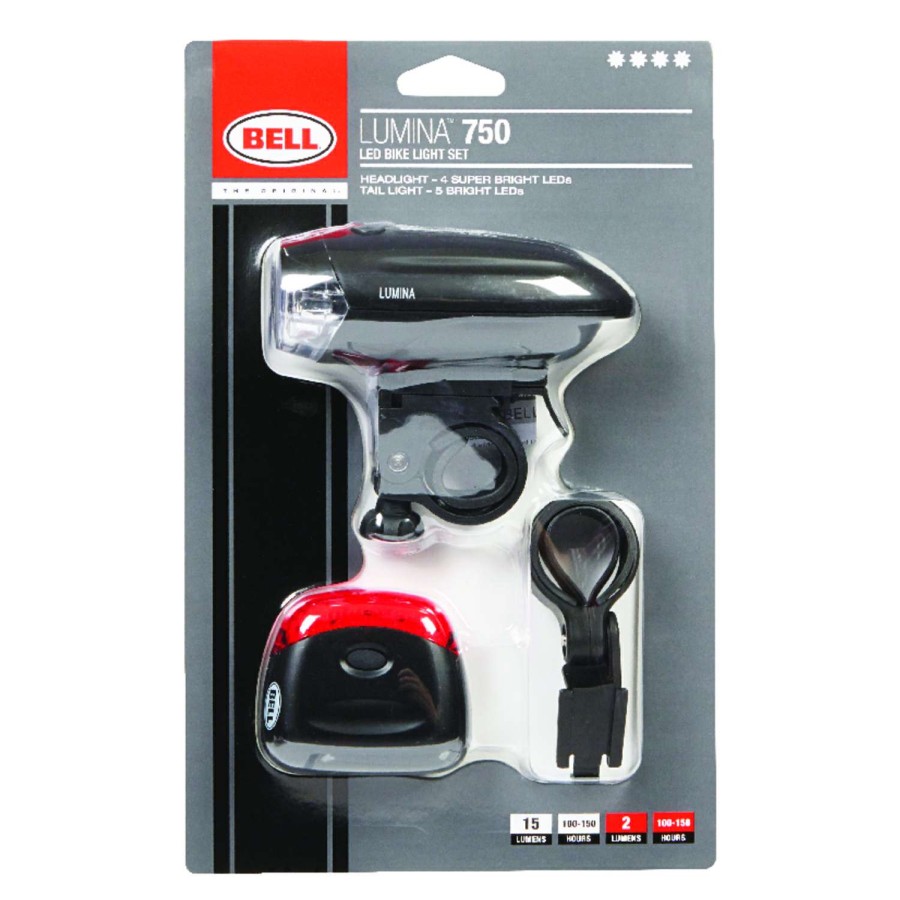 Bicycles * | Sale Bell Sports Lumina Composite Led Bike Light Black