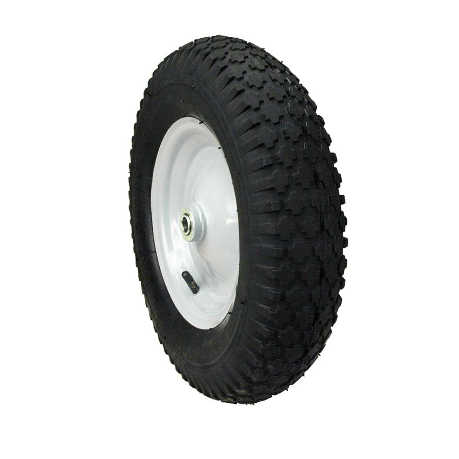 Bicycles * | Discount Maxpower 8 In. D X 15 In. D 300 Lb. Cap. Centered Wheelbarrow Wheel Rubber 1 Pk