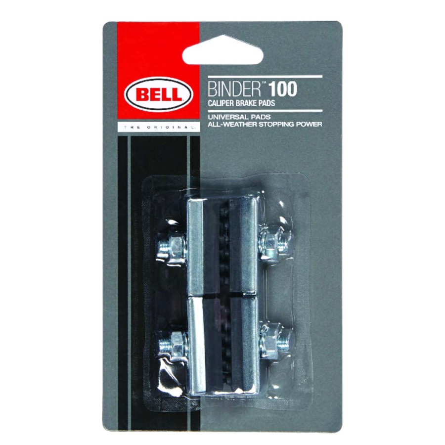 Bicycles * | Cheap Bell Sports Binder 100 Rubber Bike Brake Pads Black/Silver