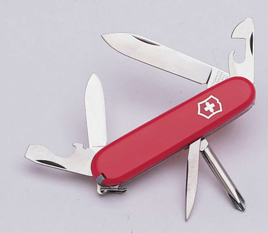 Outdoor * | Sale Victorinox Tinker Red 420 Hc Stainless Steel 3.5 In. Multi-Function Knife