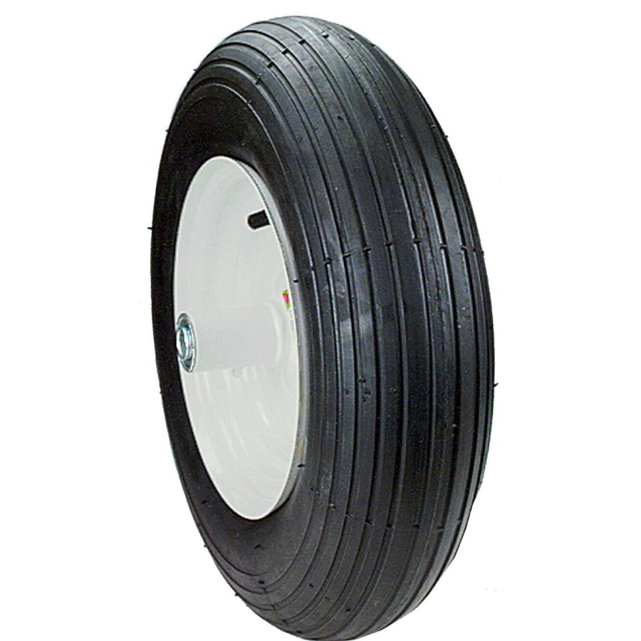 Bicycles * | Cheap Maxpower 8 In. D Centered Wheelbarrow Wheel Rubber 1 Pk